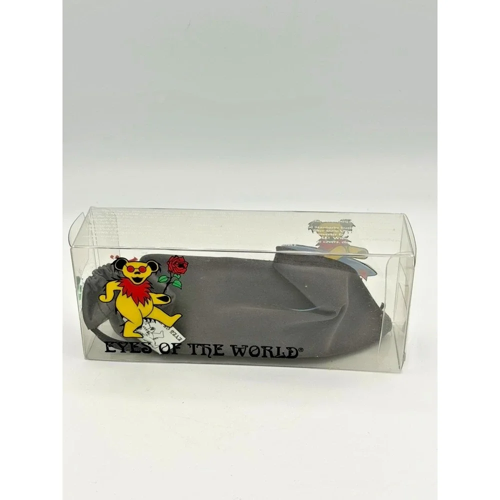 Uncle John's Grateful Dead Eyes of the World Sunglasses Stealie Brown w/ Case